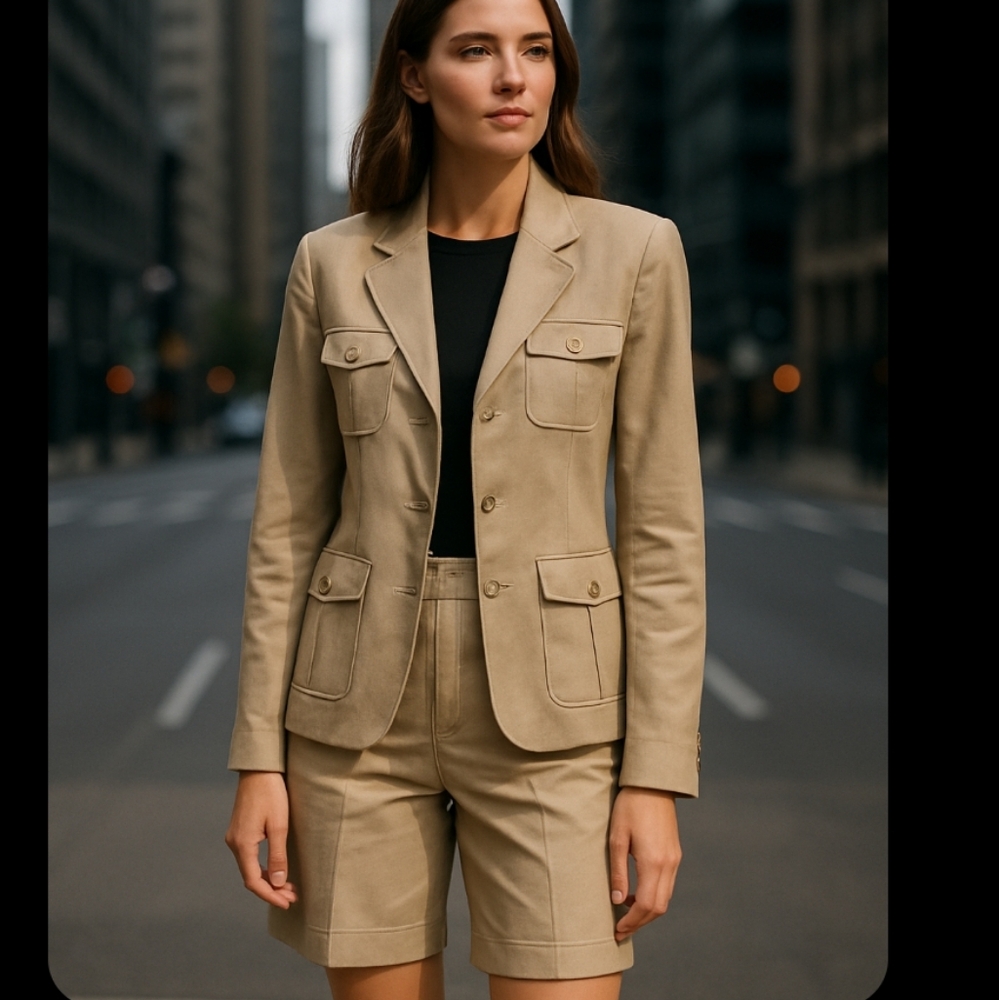 VS Y2K Body by Victoria womens blazer size 4. EUC-matching shorts available